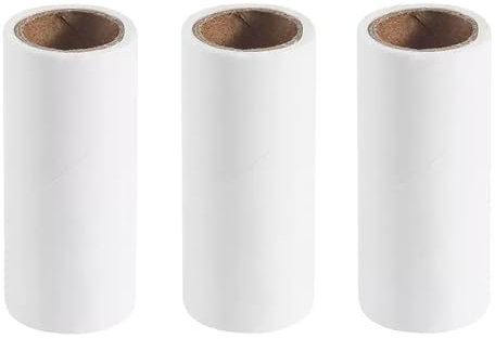 Klebrige Fusselrolle - Klebriger Roller für Tierhaare | Kleiderhaarentferner Roller | Fusselentferner mit Bürste & Abdeckung, Wiederverwendbarer Tierhaarentferner zum Entfernen von Haaren, Staub