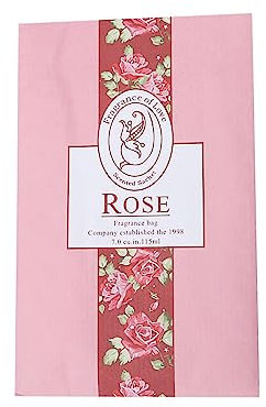 Sunicon Duftsäckchen, frische, langanhaltende Düfte, Duftsäckchen, hängende Duftbeutel mit getrockneten Blumen, für Schubladen, Schränke, Waschräume, Autos, Büros (Rose)