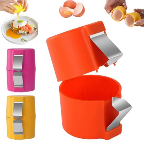 Egg Shell Opener & Cracker Tool Set (3pcs) - Perfect for Hard-Boiled Eggs, Cooking & Baking- Kitchen Gadgets 2024