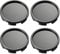 Wjelet 4 Stück Radnabenkappen 58mm, Nabendeckel OD 58mm ID 56mm, Radnabenabdeckung ABS, für Felgen Radnaben Felgendeckel Felgenkappen Universal Auto Zubehö.