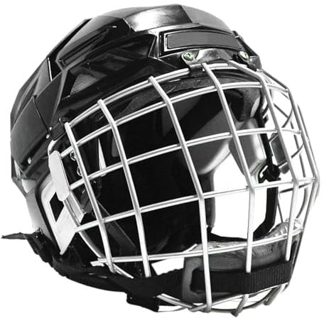 Caschi da hockey per ragazzi – Protezione del viso, Attrezzature traspiranti e protettive, Attrezzature sicure e robuste per ragazzi e adulti, Hockey su ghiaccio