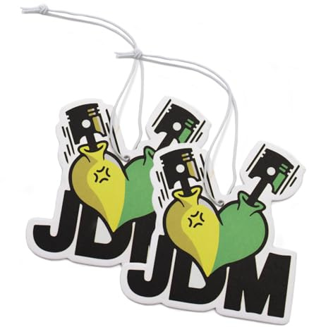 VmG-Store 2er Set Lufterfrischer Duftbaum Tuning fürs Auto Duftspender Air Freshener Duft lustiger Anhänger Design (175 Wakaba JDM)