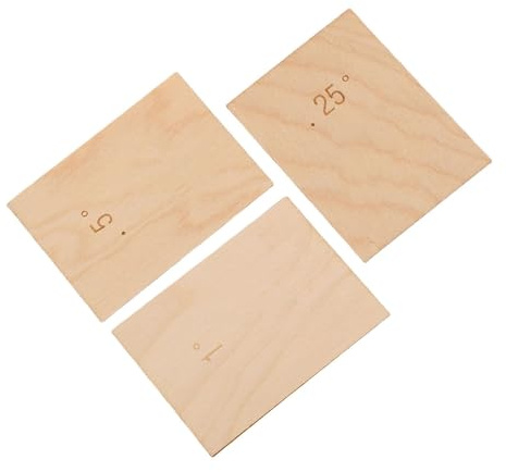 Maple Wood Gitarre Neck Shim, 0,25, 0,5, 1 Grad Gitarrenhalsplattendichtung für Gitarrenschrauben Reparieren
