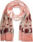 styleBREAKER breiter XXL Schal mit Azteken Ethno Boho Muster und Fransen, Strickschal, Unisex 01017026, Farbe:Altrose-Grau-Bordeaux-Rot-Weiß