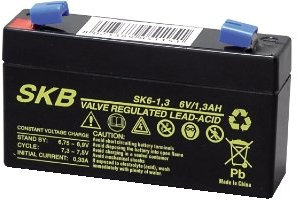 BATTERIA AL PIOMBO SKB GBC 6V/1,3A FASTON 4,8 mm 38620125