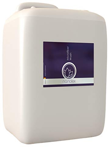 Nanolex Microfiber Wash – Mikrofaser-Waschmittel – 10.000 ml | gründliche, schonende Reinigung, rückstandslose Reinigung, für Microfasertücher