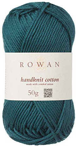 Rowan Hand Knitting Yarn, 100% Cotton, n.sea, One Size