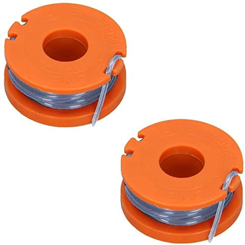SPARES2GO Bobine de fil et bobine de 2,5 m compatibles avec débroussailleuse Titan TT1549GTM (lot de 2)