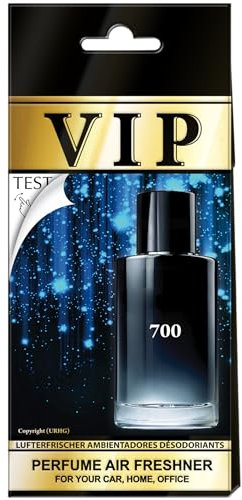 VIP Auto-Lufterfrischer, hochwertige Lufterfrischer mit einzigartigen Düften, inspiriert von Top-Parfümhäusern, 3 Stück
