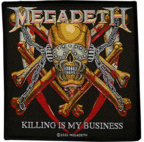 Megadeth Killing Is my Business Aufnäher Patch Gewebt & Lizenziert !!