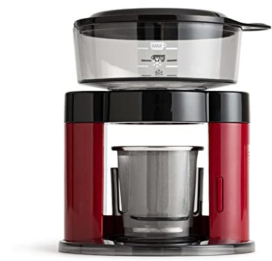 RONGJJ Cafetera De Goteo, Jarra Cafetera para 5 Tazas, De Goteo, 150 Ml, 1100W, Acero INOX con Filtro Reutilizable, Desconexión Automática, Antigoteo, 1450 W