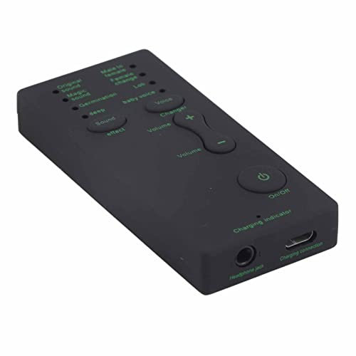 Sxhlseller Voice Changer Disguiser, Gaming-Live-Soundkarte, Tragbare Soundkartenübertragung für PS4/PS5/ One für Mobiltelefon, Computer, Laptop, Voice-Changer-Gerät