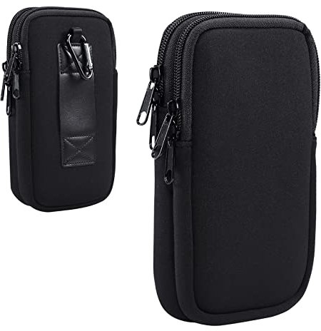 Handy Gürteltasche Premium Gürtel Tasche Handytasche Halterung Universal für iPhone 16 15 14 13 12 Pro Max 7 8 Plus, Klein Gürteltasche für Samsung Galaxy S21 FE S25 S24 S23 S22 S21 Ultra S20 FE