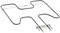 Top Dual Grill Element For Indesit DFW5530IXUK 1500W C00517600 Genuine