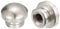 sourcing map Knurled Thumb Nuts, 2pcs M8 x D19mm x H16mm Carbon Steel Knurled Nut with Collar High Head Blind Hole Knurled Thumb Nuts for 3D Printer Parts