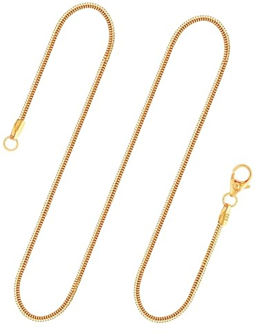 EDELIND Goldkette, Schlangenkette Gelbgold 333/8 K, Länge 42 cm, Breite 1.4 mm, Gewicht ca. 3.3 g., NEU