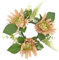 Sharplace Kerzenringe, Kränze, Kerzengirlande, Tischkerzenhalter, dekorative Ringe für die Weihnachtsdekoration im Esszimmer, Chrysantheme