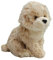 LuLezon Shih Tzu realistisches Plüschtier, brauner Pudel, Welpe, Hund, Plüschtier, Heimdekoration, Geschenk für Mädchen und Jungen