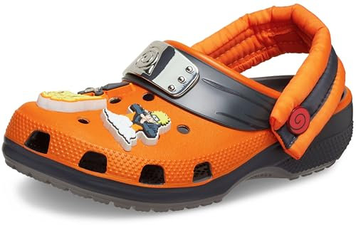Crocs Naruto Classic Clog (Little Kid/Big Kid), Grau (Graphite//Nature's Delight), 11 Little Kid