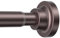 AIZESI Shower Curtain Pole 36-63 Inch, 1 Inch Diameter Brass Shower Curtain Rod Adjustable Curtain Rod Non-Drilling, Non-Slip Spring Tension Rod, Anti-Rust