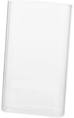 Alipis Winddichter Kerzenhalter Aus Glas Transparente Kerzenabdeckung Kerzenhalter Für Den Haushalt Dekorative Kerzenschirme Aus Glas Offene Kerzenabdeckungen Glaskamin Für Kerze