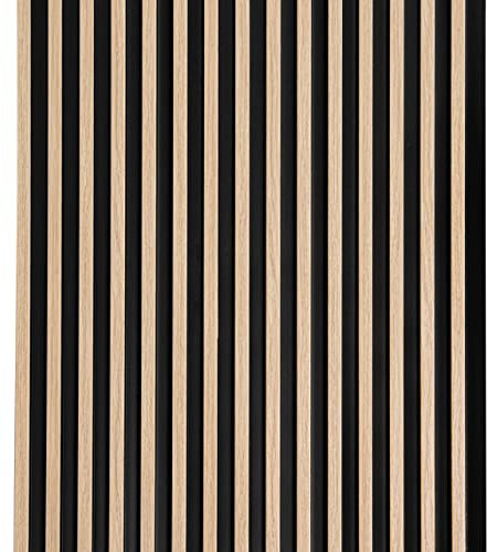 PROVISTON | Akustik 3D Wandpaneele | Set |12 x 120 x 2700 mm pro Paneel | Eiche Hell | Modern | Hochwertig | Robust | Langlebig | 7 Stück