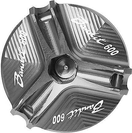 MMXwaLiL Huile Bouchon De Remplissage De Moto Bouchon De Remplissage D'huile pour Bandit 600 1995-2004 Bouchon De Vidange D'huile Moteur Carter Écrou Filtre Tasse Couvercle(Titane)
