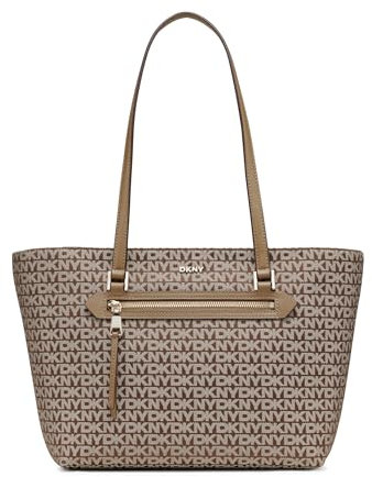 DKNY Women's Bryant Ave Md Tote Bag, Chino/Shitake