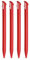 Lot de 4 stylets rouges de rechange pour écran tactile Nintendo NEW 3DS XL