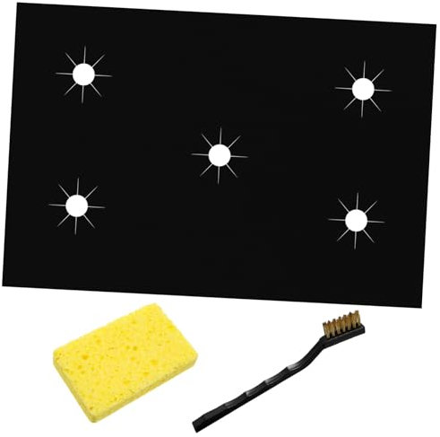 NULYLU Non-stick Gas Stove Covers Stove Burner Liners Kitchen Mat Gas Cooker Covers Mat Protector Cooktop Cleaning Kit