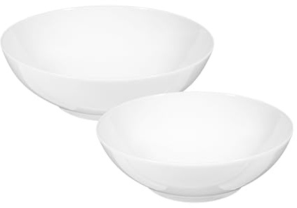 LIDO WEIß UNI 3 - SCHüSSEL-SET 2-TLG. - SCHüSSELN 20 UND 23 CM 1 SET - SERVIERSCHÜSSELN SERVIERSCHALEN
