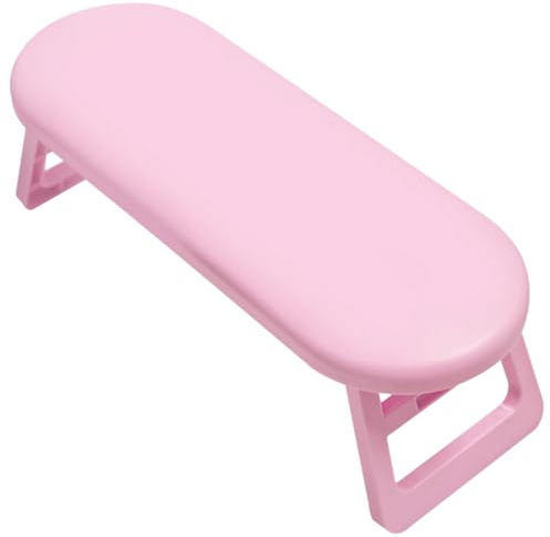NHQZ Nagel Armauflage,Nagel Handkissen Rutschfeste Nagelauflage Kissen,Plastik Handauflage Nageldesign mit Faltbarer Halterung für Maniküre Salon