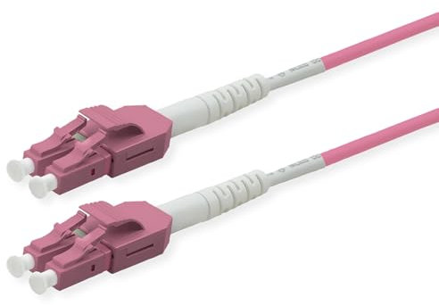 ROLINE Cavo in fibra ottica duplex 50/125µm OM4, LC/LC, UNIBOOT, viola, 20 m