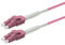 ROLINE Câble fibre optique duplex 50/125µm OM4, LC/LC, UNIBOOT, violet, 20 m