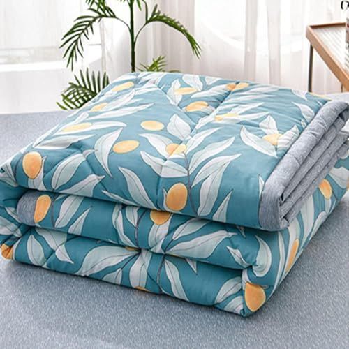 Hiseng Ganzjahresdecke Steppdecke 180x200, Steppdecke Ohne Bezug Mikrofaser, Bettdecke 150x200 Ganzjahresdecke, Weiche Bettdecke Schlafdecke Atmungsaktive (Blau,150x200cm)