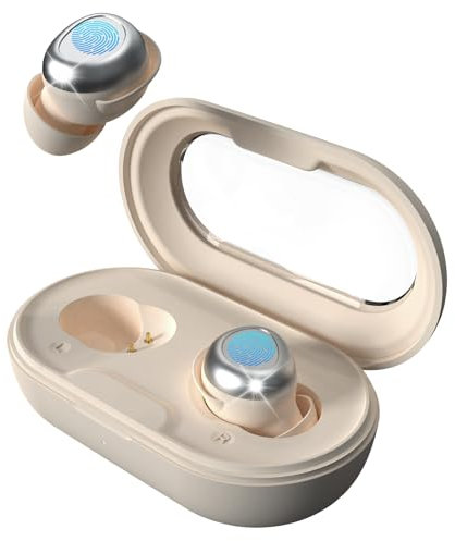 ANSTEN Cuffie per Dormire, In Ear Cuffie Antirumore Bluetooth 5.4, Auricolare Invisibile, Durata della Batteria 48 ore Auricolari per Dormire, Cuffie Wireless per Allenamento Sportivo