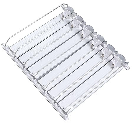 Ejoyous Refrigerator Drink Automatic Pusher Glide, ABS Adjustable, Auto-Restock Drink Holder for 12-20oz Cans and Bottles, Ideal for Home and Commercial Use (38cm)