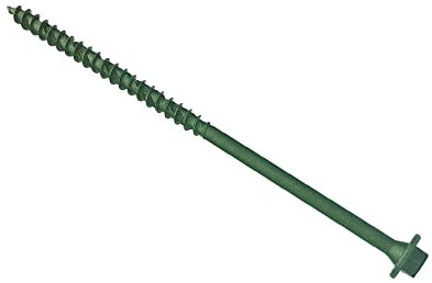 ForgeFast Timber Fixing Screws | 7.0 x 150mm | Green | Tub 50 | Dual Drive Head TORX® compatible | Anti Corrosive lasts x30 times longer then zinc coatings