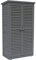 habitat et jardin Gartenschrank Space - 87 x 46,5 x 160 cm - Anthrazit