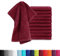 BaSaTex - 10er Pack Seiftücher für Gesichts- & Körperreinigung im Set - Frottee Seiflappen aus weicher Baumwolle in 30x30cm - Waschlappen Öko-Tex Made in Green Zertifiziert - Bordeaux