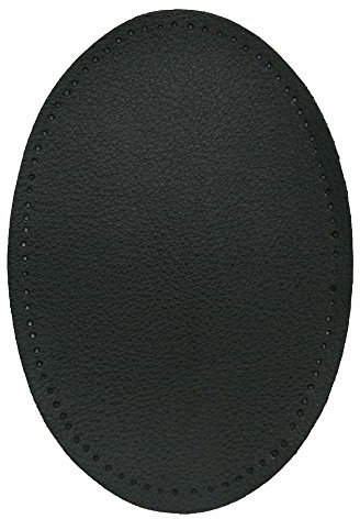 2 Rodilleras piel color Negro. Coderas para proteger tu ropa y reparación de pantalones, chaquetas, jerseys, camisas, blusas. 14 x 9,5 cm. Ref. RSP1