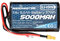 SoloGood RadioMaster TX16S Batterie 7,4 V 5000 mAh 2S Prise XT30 pour émetteur radio GX12 TX16S TX12, grande endurance