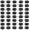 Ainkou 40pcs 5ml Small Clear Round Travel Sample Jar Pots Leak Proof Mini Storage Tiny 5 Gram Bottle Empty Small Creams Make-up Sample Cosmetic Containers Jars for Lip Balms Scrubs - Black