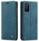 mvced Coque Compatible avec Huawei P40,Anti-Choc Housse en Cuir Premium Flip Case Portefeuille Etui,Bleu