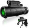 12x50 Monocular Telescope for Adults, BILLION DUO HD High Power FMC BAK4 Prism Monocular Waterproof Telescope Scope with Smartphone Adapter & Tripod & Flashlight for Bird Watching Camping Traveling