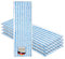 Okaei - Housse de serpillière 5 Piece (40 CM) - Housse en 100% Microfibre Premium Bleu - Optimale pour Le Nettoyage en Profondeur des sols Lisses et légèrement irréguliers