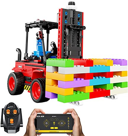 Happy Build YC-33003 Gabelstapler ferngesteuert Klemmbausteine 575+pcs Spielzeug Bausatz-NEU-OVP