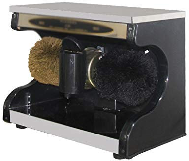 QHYXT Lucidascarpe elettriche, Lucidascarpe, Lucidascarpe elettriche per luoghi pubblici per Banche di Hotel per la casa (Argento)