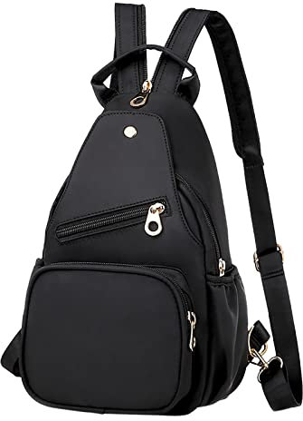 Rucksack Damen,Rucksack Damen Anti Diebstahl Nylon Handtaschen Wasserdichte 2 in 1 Schultertasche Casual Daypack Klein Reiserucksack für Frauen Mädchen Damen-Umhängetaschen Klein Schultertasche Damen