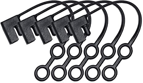 Swetopq 5PCS SEA Extension Cable Cover,Dustproof SAE Adapter Charger Cable Cover,High Temperature Resistance Charger Cable Holder for Car,Waterproof Fast Charging Cords Extension Organizer